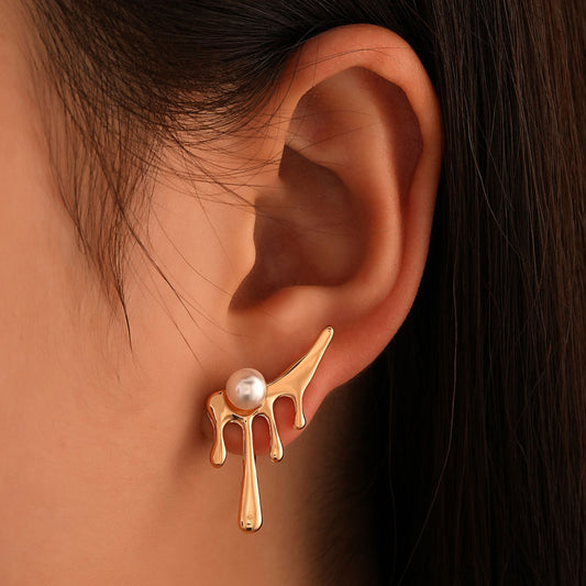 Asymmetrical Fashion Earring