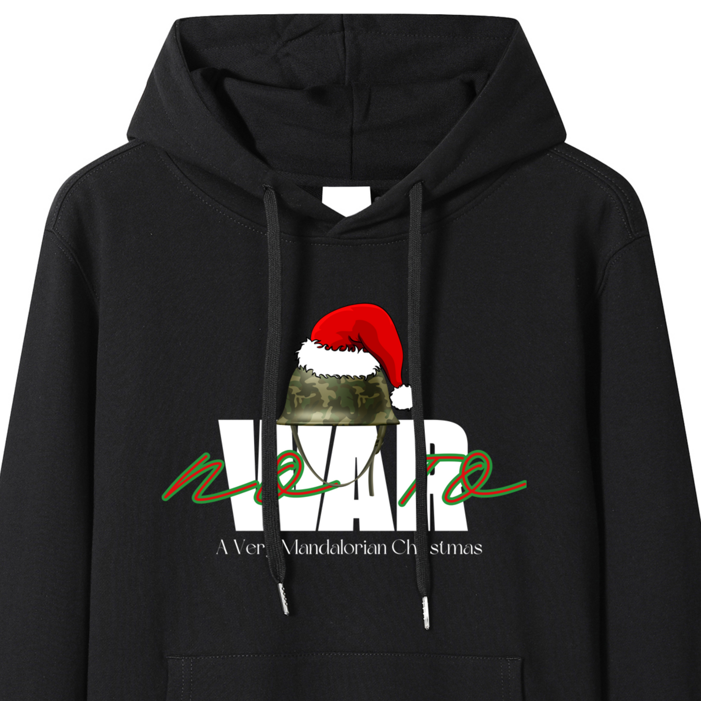 Unisex Premium Cotton “A Very Mandalorian Christmas" Festive Holiday Hoodie