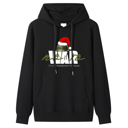 Unisex Premium Cotton “A Very Mandalorian Christmas" Festive Holiday Hoodie