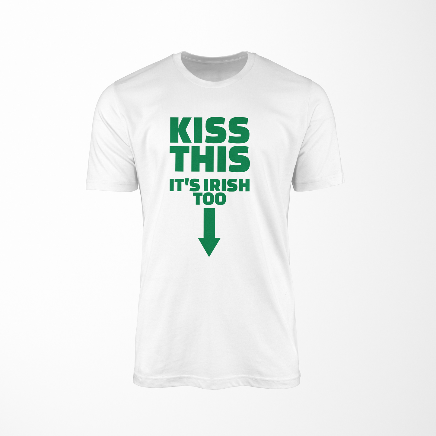 Kiss This It's Irish Too - St. Patty's Day Funny Men T-Shirt